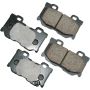 Akebono ACT1347 Akebono ProACT Ultra Premium Ceramic Disc Brake Pad Kit