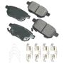 Akebono ACT1354C Akebono ProACT Ultra Premium Ceramic Disc Brake Pad Kit
