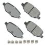 Akebono ACT1377A Akebono ProACT Ultra Premium Ceramic Disc Brake Pad Kit