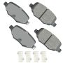 Akebono ACT1377B Akebono ProACT Ultra Premium Ceramic Disc Brake Pad Kit