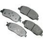 Akebono ACT1384 Akebono ProACT Ultra Premium Ceramic Disc Brake Pad Kit