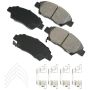 Akebono ACT1394B Akebono ProACT Ultra Premium Ceramic Disc Brake Pad Kit