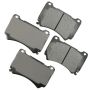 Akebono ACT1396 Akebono ProACT Ultra Premium Ceramic Disc Brake Pad Kit