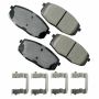 Akebono ACT1397 Akebono ProACT Ultra Premium Ceramic Disc Brake Pad Kit