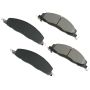 Akebono ACT1400 Akebono ProACT Ultra Premium Ceramic Disc Brake Pad Kit