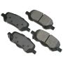 Akebono ACT1402 Akebono ProACT Ultra Premium Ceramic Disc Brake Pad Kit