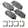 Akebono ACT1413 Akebono ProACT Ultra Premium Ceramic Disc Brake Pad Kit