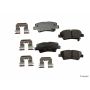 Akebono ACT1445 Akebono ProACT Ultra Premium Ceramic Disc Brake Pad Kit