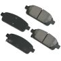 Akebono ACT1468 Akebono ProACT Ultra Premium Ceramic Disc Brake Pad Kit
