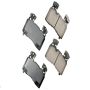 Akebono ACT1474 Akebono ProACT Ultra Premium Ceramic Disc Brake Pad Kit