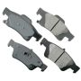 Akebono ACT1498 Akebono ProACT Ultra Premium Ceramic Disc Brake Pad Kit