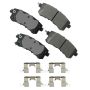 Akebono ACT1510 Akebono ProACT Ultra Premium Ceramic Disc Brake Pad Kit