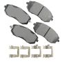 Akebono ACT1539 Akebono ProACT Ultra Premium Ceramic Disc Brake Pad Kit