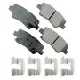 Akebono ACT1544 Akebono ProACT Ultra Premium Ceramic Disc Brake Pad Kit