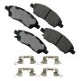 Akebono ACT1592 Akebono ProACT Ultra Premium Ceramic Disc Brake Pad Kit