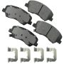Akebono ACT1593 Akebono ProACT Ultra Premium Ceramic Disc Brake Pad Kit