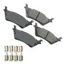 Akebono ACT1602 Akebono ProACT Ultra Premium Ceramic Disc Brake Pad Kit