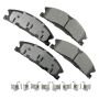 Akebono ACT1611 Akebono ProACT Ultra Premium Ceramic Disc Brake Pad Kit