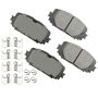 Akebono ACT1628 Akebono ProACT Ultra Premium Ceramic Disc Brake Pad Kit