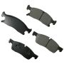 Akebono ACT1629A Akebono ProACT Ultra Premium Ceramic Disc Brake Pad Kit