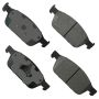 Akebono ACT1645 Akebono ProACT Ultra Premium Ceramic Disc Brake Pad Kit