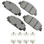 Akebono ACT1654 Akebono ProACT Ultra Premium Ceramic Disc Brake Pad Kit