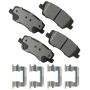 Akebono ACT1659 Akebono ProACT Ultra Premium Ceramic Disc Brake Pad Kit