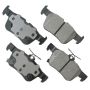 Akebono ACT1665 Akebono ProACT Ultra Premium Ceramic Disc Brake Pad Kit