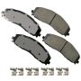 Akebono ACT1680 Akebono ProACT Ultra Premium Ceramic Disc Brake Pad Kit