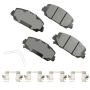 Akebono ACT1697 Akebono ProACT Ultra Premium Ceramic Disc Brake Pad Kit