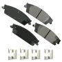 Akebono ACT1707 Akebono ProACT Ultra Premium Ceramic Disc Brake Pad Kit