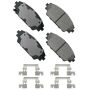 Akebono ACT1728 Akebono ProACT Ultra Premium Ceramic Disc Brake Pad Kit