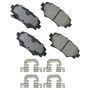 Akebono ACT1729 Akebono ProACT Ultra Premium Ceramic Disc Brake Pad Kit