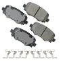 Akebono ACT1734 Akebono ProACT Ultra Premium Ceramic Disc Brake Pad Kit