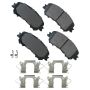 Akebono ACT1737 Akebono ProACT Ultra Premium Ceramic Disc Brake Pad Kit