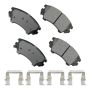 Akebono ACT1745 Akebono ProACT Ultra Premium Ceramic Disc Brake Pad Kit