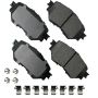 Akebono ACT1759 Akebono ProACT Ultra Premium Ceramic Disc Brake Pad Kit