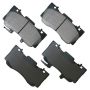 Akebono ACT1784 Akebono ProACT Ultra Premium Ceramic Disc Brake Pad Kit