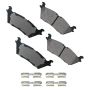 Akebono ACT1790 Akebono ProACT Ultra Premium Ceramic Disc Brake Pad Kit