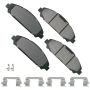 Akebono ACT1791 Akebono ProACT Ultra Premium Ceramic Disc Brake Pad Kit
