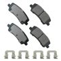 Akebono ACT1793 Akebono ProACT Ultra Premium Ceramic Disc Brake Pad Kit