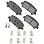 Akebono ACT1806 Akebono ProACT Ultra Premium Ceramic Disc Brake Pad Kit