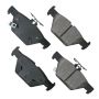 Akebono ACT1808 Akebono ProACT Ultra Premium Ceramic Disc Brake Pad Kit