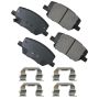 Akebono ACT1811 Akebono ProACT Ultra Premium Ceramic Disc Brake Pad Kit