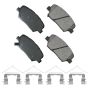 Akebono ACT1815 Akebono ProACT Ultra Premium Ceramic Disc Brake Pad Kit