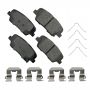 Akebono ACT1816 Akebono ProACT Ultra Premium Ceramic Disc Brake Pad Kit