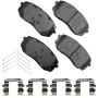 Akebono ACT1826 Akebono ProACT Ultra Premium Ceramic Disc Brake Pad Kit