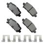 Akebono ACT1841 Akebono ProACT Ultra Premium Ceramic Disc Brake Pad Kit