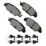 Akebono ACT1846 Akebono ProACT Ultra Premium Ceramic Disc Brake Pad Kit