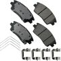 Akebono ACT1847 Akebono ProACT Ultra Premium Ceramic Disc Brake Pad Kit